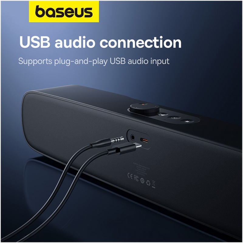 Load image into Gallery viewer, Baseus AeQur DS10 Mini Soundbar-Cluster Black - i-Station Mobile Phone & Electronic Device Repair and Accessories