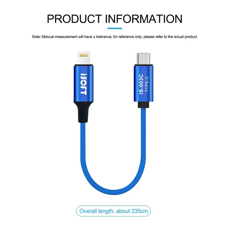 Load image into Gallery viewer, SUNSHINE ISOFT IS-003C IP to TYPE-C Data Transmission Cable For IPhone Phone One - click Transfer Data - i-Station Mobile Phone & Electronic Device Repair and Accessories