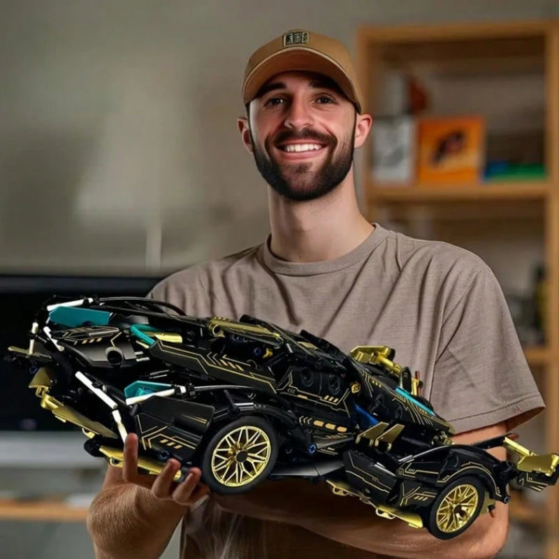 DIY Racing Car Building Model Blocks Set for Kids Gift – Creative Assembly Toy Car Model for Christmas, Halloween and Birthday - i-Station Mobile Phone & Electronic Device Repair and Accessories
