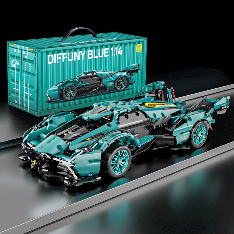 DIY Racing Car Building Model Blocks Set for Kids Gift – Creative Assembly Toy Car Model for Christmas, Halloween and Birthday - i-Station Mobile Phone & Electronic Device Repair and Accessories