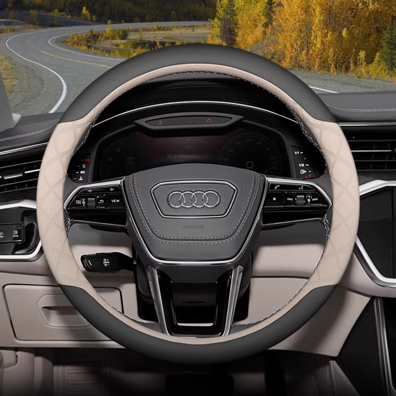 Load image into Gallery viewer, Audi Ultra-Thin Anti-Slip Steering Wheel Cover For Q5L, A4L, A6L, Q3, Q2L, A3, A5, A8, A7L - i-Station Mobile Phone & Electronic Device Repair and Accessories