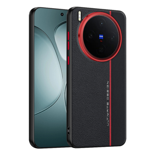 Vivo X300/Pro - Business Leather Full-Cover Shockproof Protective Case - i-Station Mobile Phone & Electronic Device Repair and Accessories