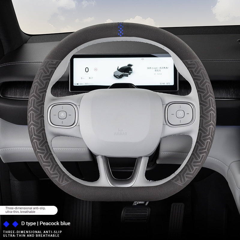 Load image into Gallery viewer, Universal Microfiber Suede Steering Wheel Cover – All-Season, Durable, Soft & Comfortable Grip - i-Station Mobile Phone & Electronic Device Repair and Accessories