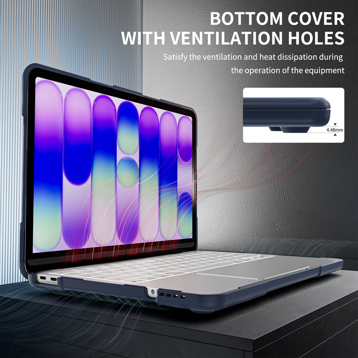 Apple Macbook Neo 13" 2026 (A3404) - Shockproof Heavy Duty Tough Case Cover - i-Station Mobile Phone & Electronic Device Repair and Accessories