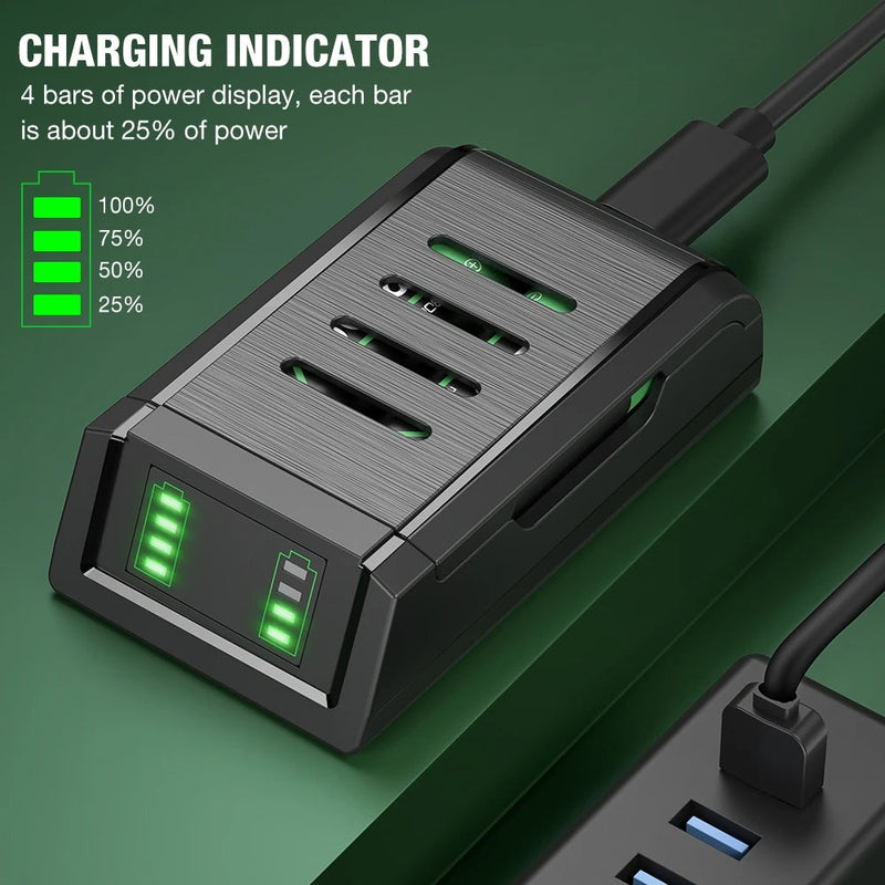 Load image into Gallery viewer, Xbox Game Controller Dual Battery Pack Charging Station Battery Charger Lightweight Charging Base - Polar Tech Australia