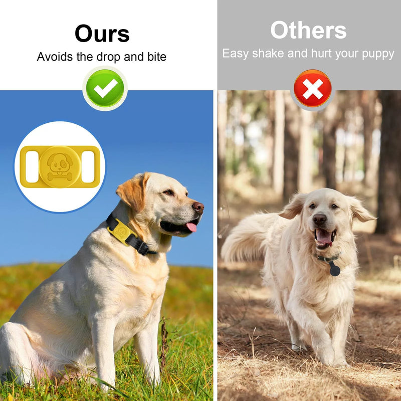 Load image into Gallery viewer, Apple AirTag Silicone Pet Collat Silicone Protector Cute Embossing Wateproof Case - i-Station Mobile Phone & Electronic Device Repair and Accessories