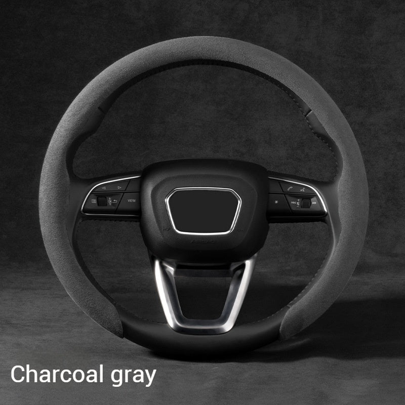 Load image into Gallery viewer, Nissan Suede Car Steering Wheel Covers For Teana (14th Gen), Sylphy Classic, X-Trail, Qashqai, Tiida, Sunny, Livina - i-Station Mobile Phone & Electronic Device Repair and Accessories