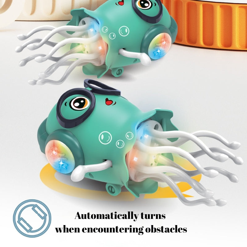 Load image into Gallery viewer, Electric Dancing Jellyfish Toy with Music & Lights – Smart Obstacle Avoidance Crawling Toy for Toddlers & Stress Relief Fun - i-Station Mobile Phone & Electronic Device Repair and Accessories