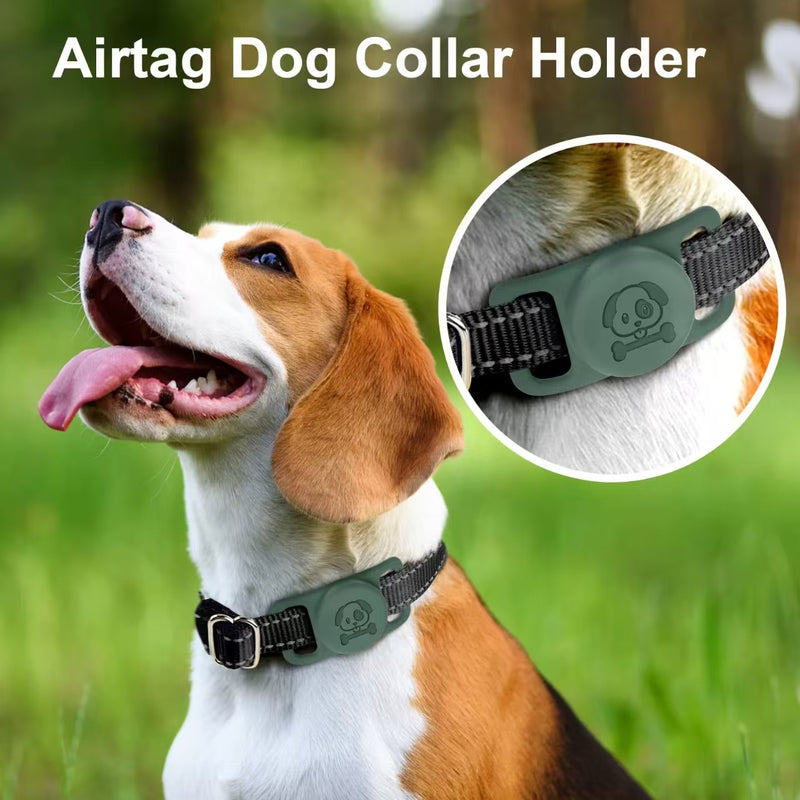 Load image into Gallery viewer, Apple AirTag Silicone Pet Collat Silicone Protector Cute Embossing Wateproof Case - i-Station Mobile Phone & Electronic Device Repair and Accessories