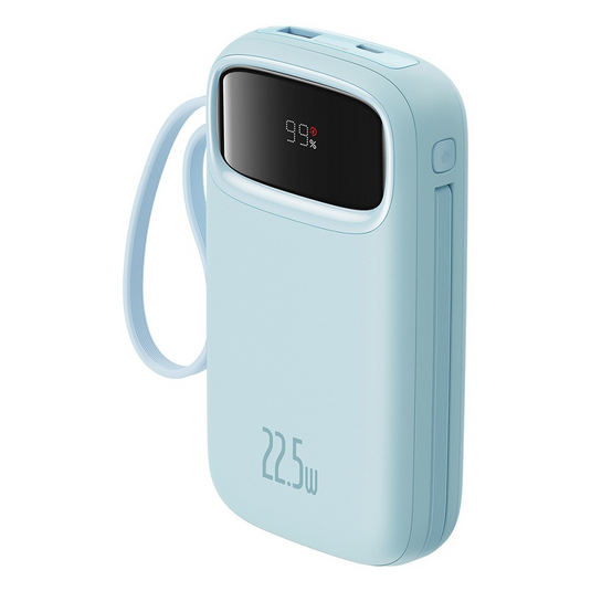 Baseus Qpow2 Dual-Cable Digital Display Fast Charge Power Bank 10000mAh 22.5W - i-Station Mobile Phone & Electronic Device Repair and Accessories