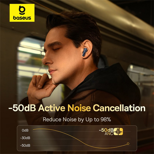 Baseus Bowie 35 True Wireless Earphones-Cosmic Black (A00073800123-00) - i-Station Mobile Phone & Electronic Device Repair and Accessories