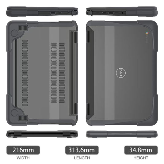 Dell Chromebook 11 11.6‘’ (3100/3110) Matte Transparent Cooling Stand and Shockproof Case - i-Station Mobile Phone & Electronic Device Repair and Accessories
