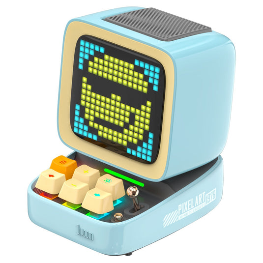 Divoom Ditoo Retro Pixel Art Game Bluetooth Speaker With 16X16 LED App Controlled Front Screen - i-Station Mobile Phone & Electronic Device Repair and Accessories
