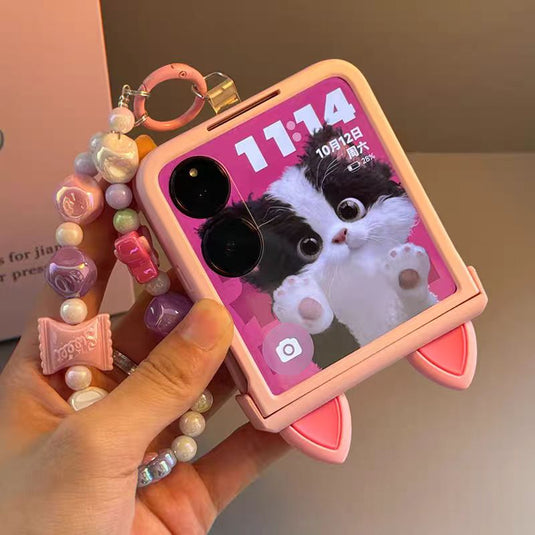 Xiaomi Mix Flip Cartoon Shell Film Integrated Anti-drop Fashion-Forward Series Case - i-Station Mobile Phone & Electronic Device Repair and Accessories