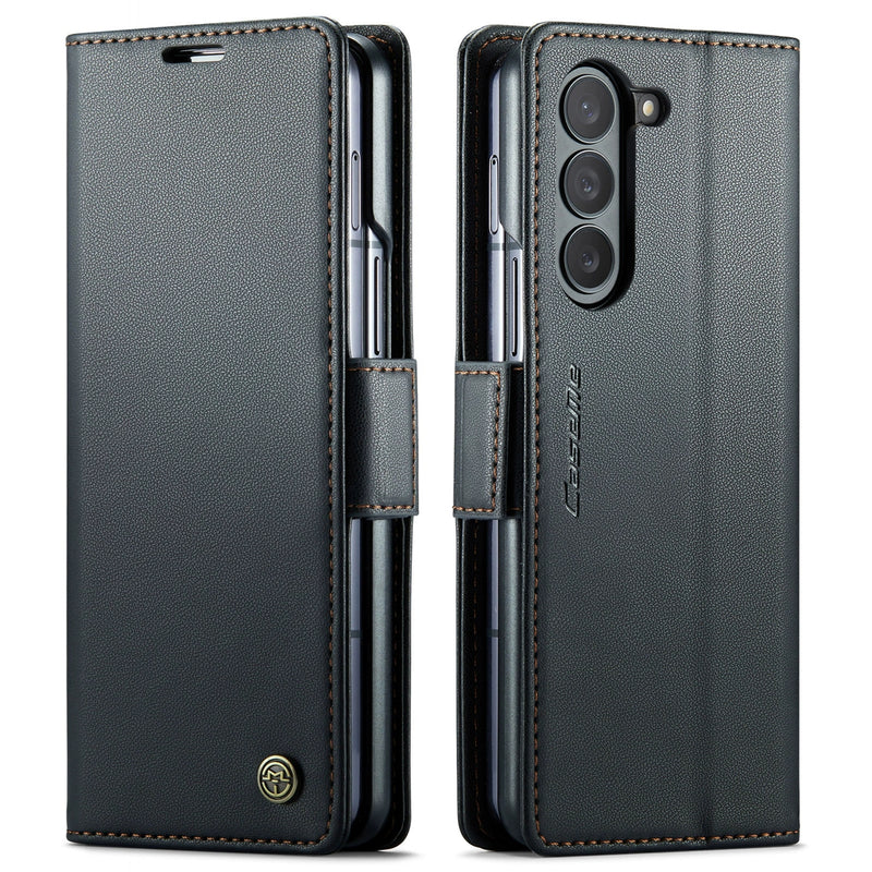 Load image into Gallery viewer, Samsung Galaxy Z Fold 6 (SM-F956) Premium Leather Shockproof Wallet Series Case - i-Station Mobile Phone & Electronic Device Repair and Accessories