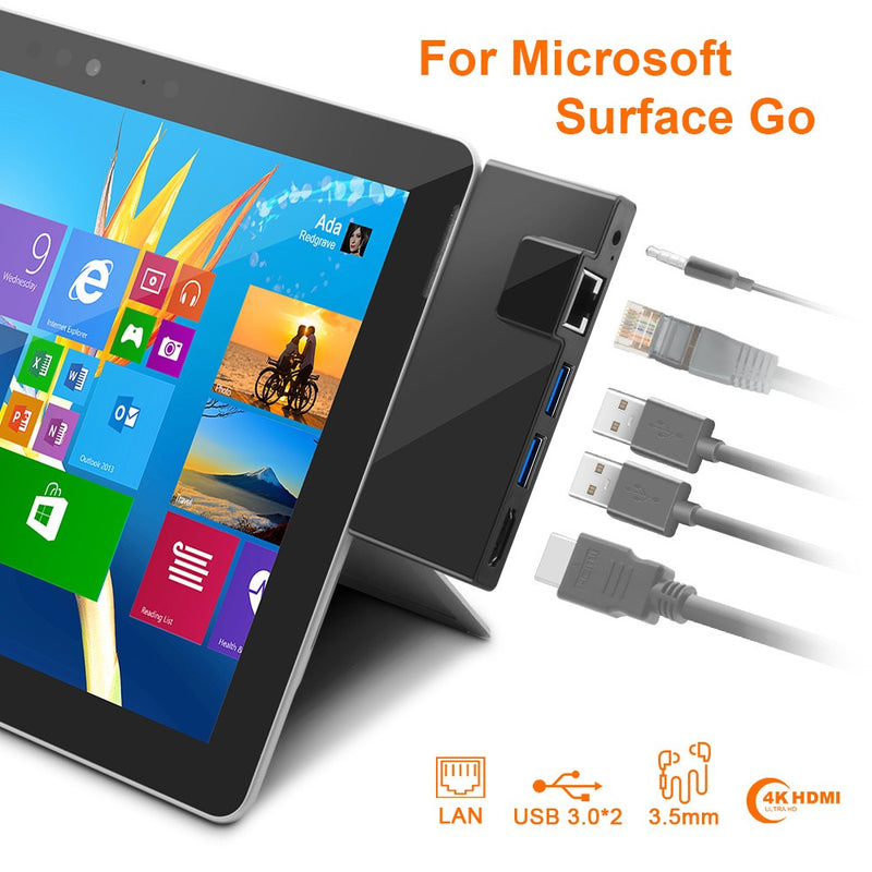 Load image into Gallery viewer, Microsoft Surface Go 1/2/3/4 - Compatible Multifunctional 5-in-1 Docking Station USB C-Hub Adattatore With 4K HDMI - i-Station Mobile Phone & Electronic Device Repair and Accessories