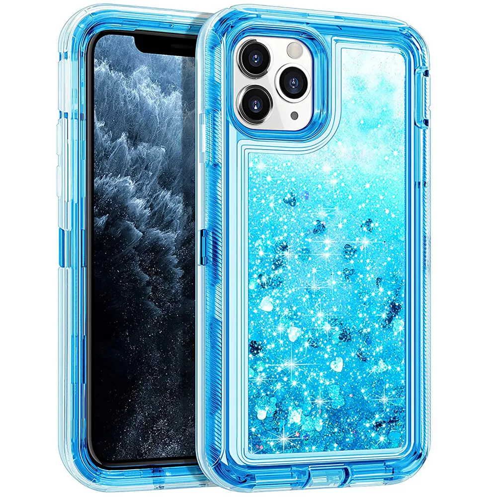 Apple iPhone 6/6S/7/8/Plus/SE 2020 Glitter Clear Transparent Liquid Sand Watering Case - i-Station Mobile Phone & Electronic Device Repair and Accessories