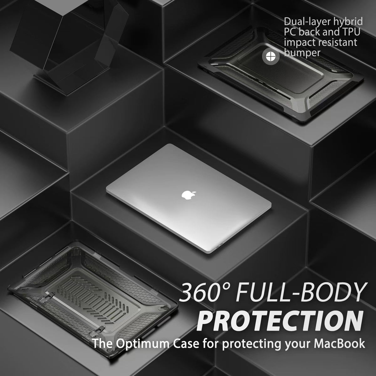 MacBook Air 15.3" 2023 A2941/A3114 Shockproof Heavy Duty Tough Case Cover - i-Station Mobile Phone & Electronic Device Repair and Accessories