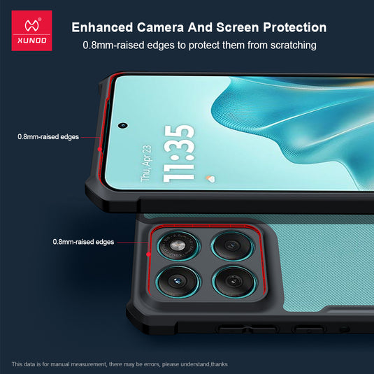 Motorola Moto Edge 60 Fusion Minimalist Clear Full-Body Shockproof Case - i-Station Mobile Phone & Electronic Device Repair and Accessories