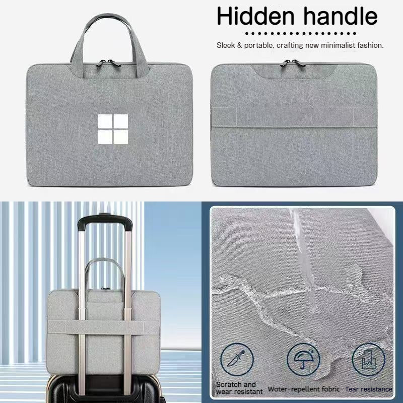 Load image into Gallery viewer, Microsoft Surface Laptop 13"/ 13.8"/15" Business Plush Shockproof Carry Sleeve / Protective Bag With Power Bank Bag