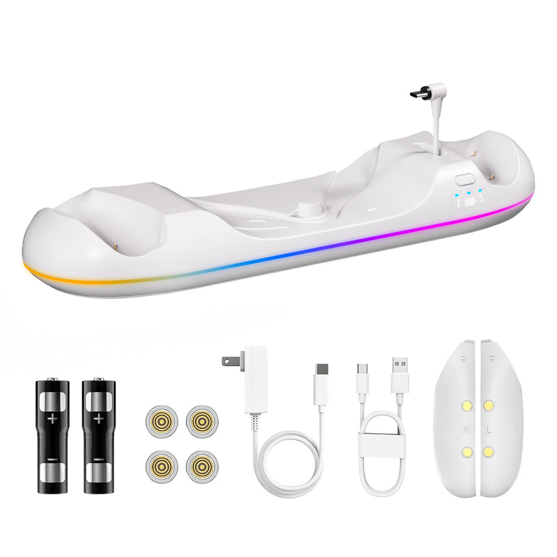 Load image into Gallery viewer, Meta Quest 2 & Quest 3 & Quest 3S - 30W Desktop Fast Charging RGB Storage Dock Stand - i-Station Mobile Phone & Electronic Device Repair and Accessories