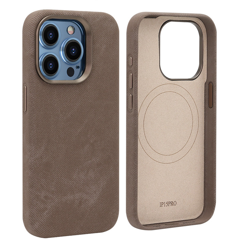 Load image into Gallery viewer, Apple iPhone 13/Pro/Pro Max Fibrous Leather Velvet Texture Shockproof Protective Case - i-Station Mobile Phone & Electronic Device Repair and Accessories