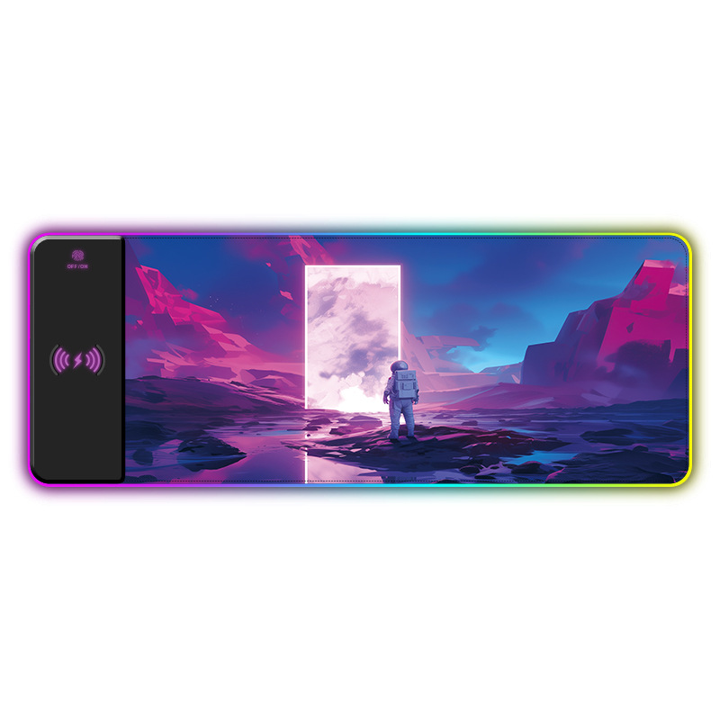 Load image into Gallery viewer, Multifunctional 15W Fast-Charging RGB Wireless Gaming Mouse Pad