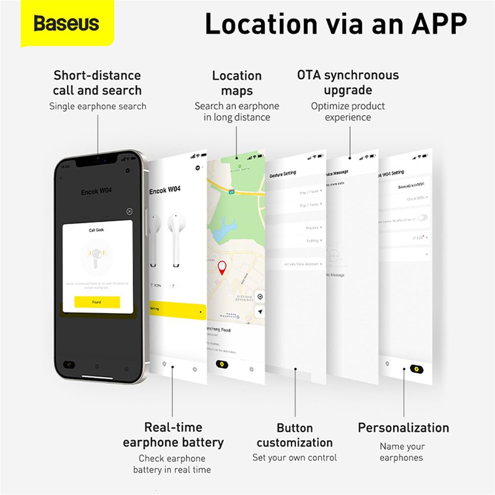 Baseus Encok True Wireless Earphones W04 (Upgrade Version) - i-Station Mobile Phone & Electronic Device Repair and Accessories