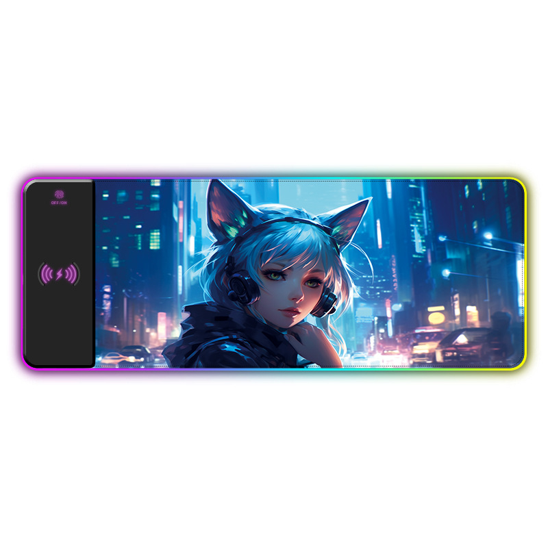 Load image into Gallery viewer, Multifunctional 15W Fast-Charging RGB Wireless Gaming Mouse Pad