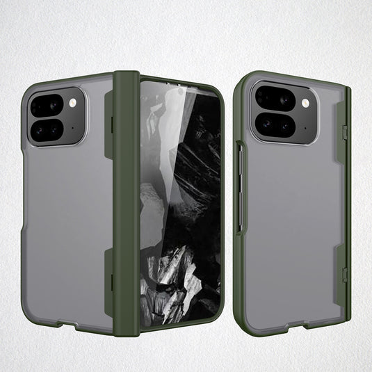 Google Pixel 9 Pro Fold - Full Coverage Matte Folding Spring Hinge Case - i-Station Mobile Phone & Electronic Device Repair and Accessories