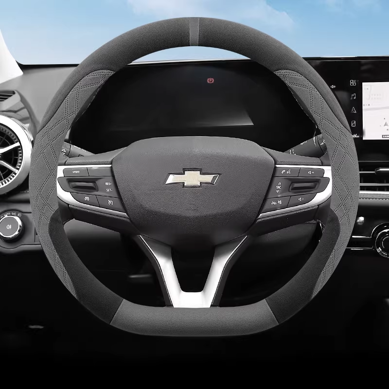 Load image into Gallery viewer, Chevrolet Ultra-thin Suede Steering Wheel Cover For Cruze, Monza, Sail, Cavalier, Malibu, Equinox - i-Station Mobile Phone & Electronic Device Repair and Accessories