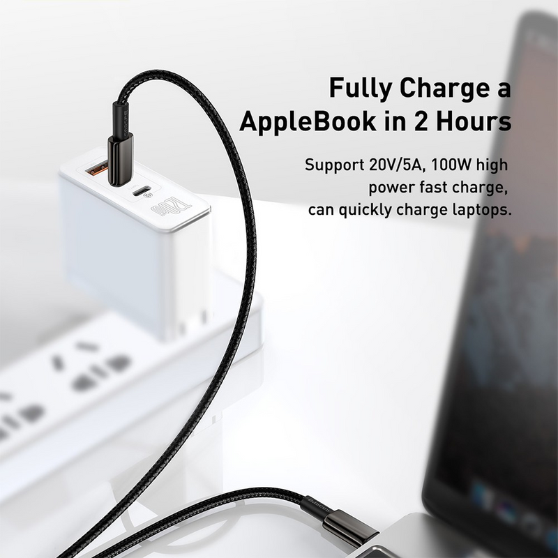Load image into Gallery viewer, Baseus Tungsten Gold Fast Charging Data Cable Type-C to Type-C 100W 1M Compatible for iPhone 15 16 Series - i-Station Mobile Phone & Electronic Device Repair and Accessories