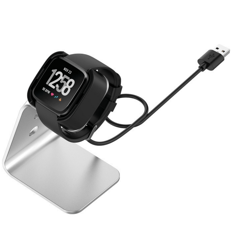 Load image into Gallery viewer, Fitbit Versa/Versa Lite/Versa SE Fast Aluminium Magnetic Wireless Charger Station - Polar Tech Australia