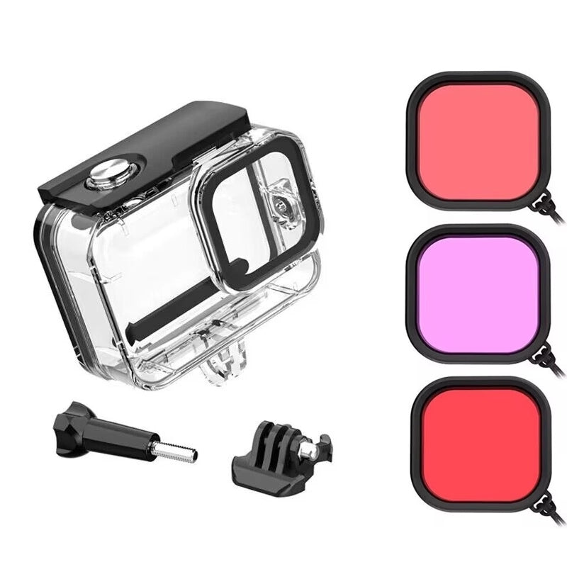 Load image into Gallery viewer, GoPro Hero13/12/11/10/9 Premium High-Transmittance PC & Tempered Glass Waterproof Housing — 40 m Dive & Surf Protection with Polarizing Filter - i-Station Mobile Phone & Electronic Device Repair and Accessories