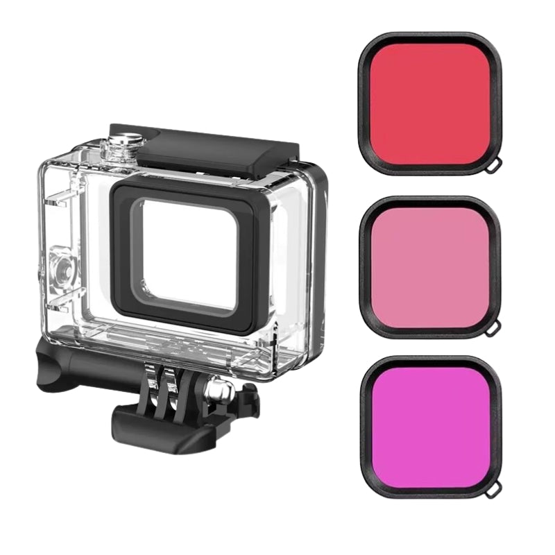 Load image into Gallery viewer, GoPro Hero7/6/5 Premium High-Transmittance PC & Tempered Glass Waterproof Housing — 40 m Dive & Surf Protection with Polarizing Filter - i-Station Mobile Phone & Electronic Device Repair and Accessories