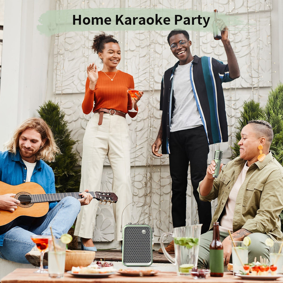 Divoom Songbird-HQ Portable Karaoke Bluetooth Speaker | Home KTV Sound Set 50W Powerful Sound, 6 Microphone Modes, Bluetooth 5.2 Connectivity, 36Wh Battery Capacity - i-Station Mobile Phone & Electronic Device Repair and Accessories