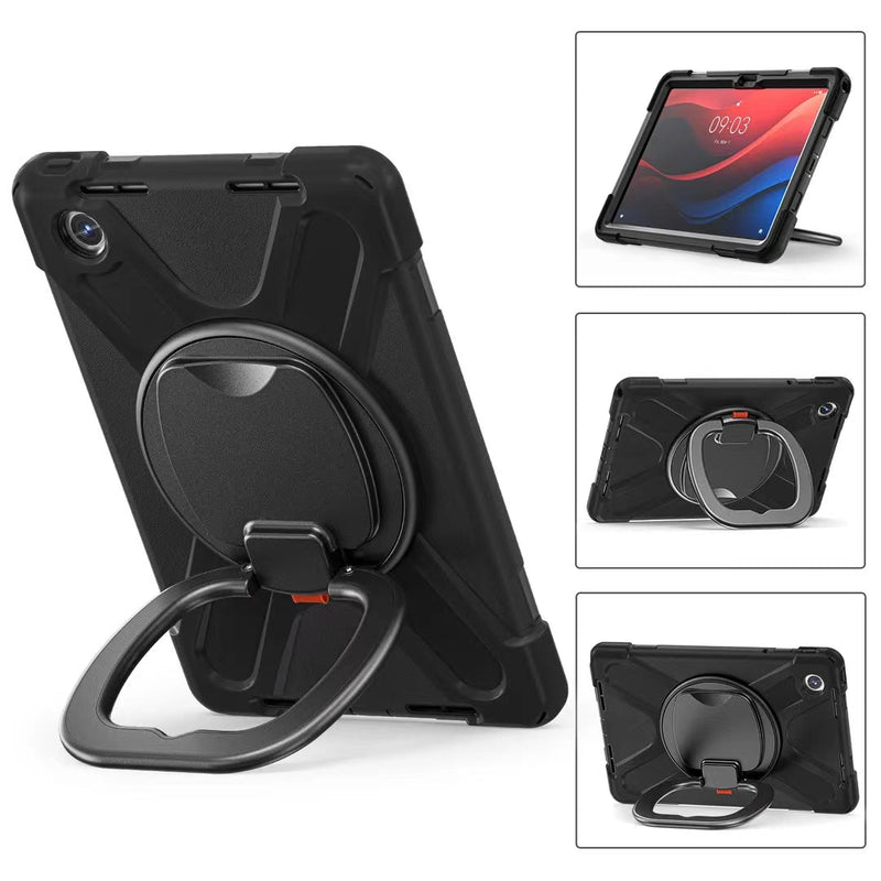Load image into Gallery viewer, Lenovo Tab M11 (TB-330 & 331)  360 Rotation Ring Holder Heavy Duty Kid Friendly Handle Case - Polar Tech Australia