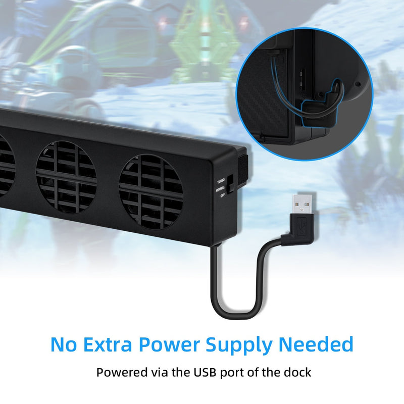Load image into Gallery viewer, Nintendo Switch & Cooling Fan Stand Dock - Polar Tech Australia