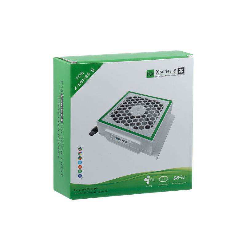 Load image into Gallery viewer, Xbox Series S USB Powered Cooling Fan Dock with RGB LED Light - Polar Tech Australia