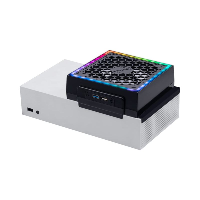 Load image into Gallery viewer, Xbox Series S USB Powered Cooling Fan Dock with RGB LED Light - Polar Tech Australia