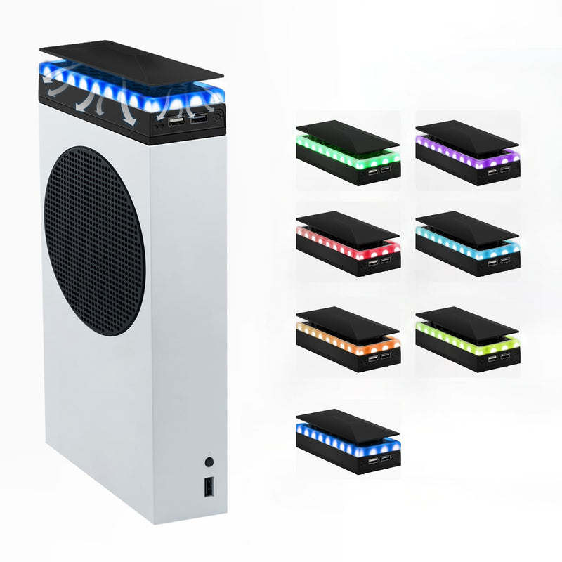Load image into Gallery viewer, Xbox Series S Upper Top Cooling Fan with RGB Lighting - Polar Tech Australia