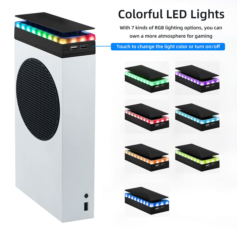 Load image into Gallery viewer, Xbox Series S Upper Top Cooling Fan with RGB Lighting - Polar Tech Australia