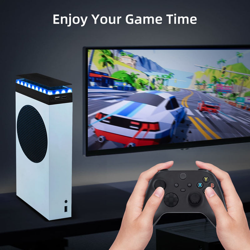 Load image into Gallery viewer, Xbox Series S Upper Top Cooling Fan with RGB Lighting - Polar Tech Australia