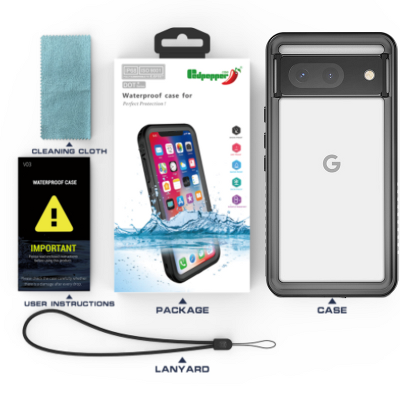 Load image into Gallery viewer, Google Pixel 8 - Redpepper Full Covered Waterproof Heavy Duty Tough Armor Case - Polar Tech Australia