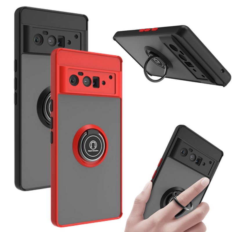 Load image into Gallery viewer, Google Pixel 6 / 6 Pro Magnet Ring Holder Case - Polar Tech Australia