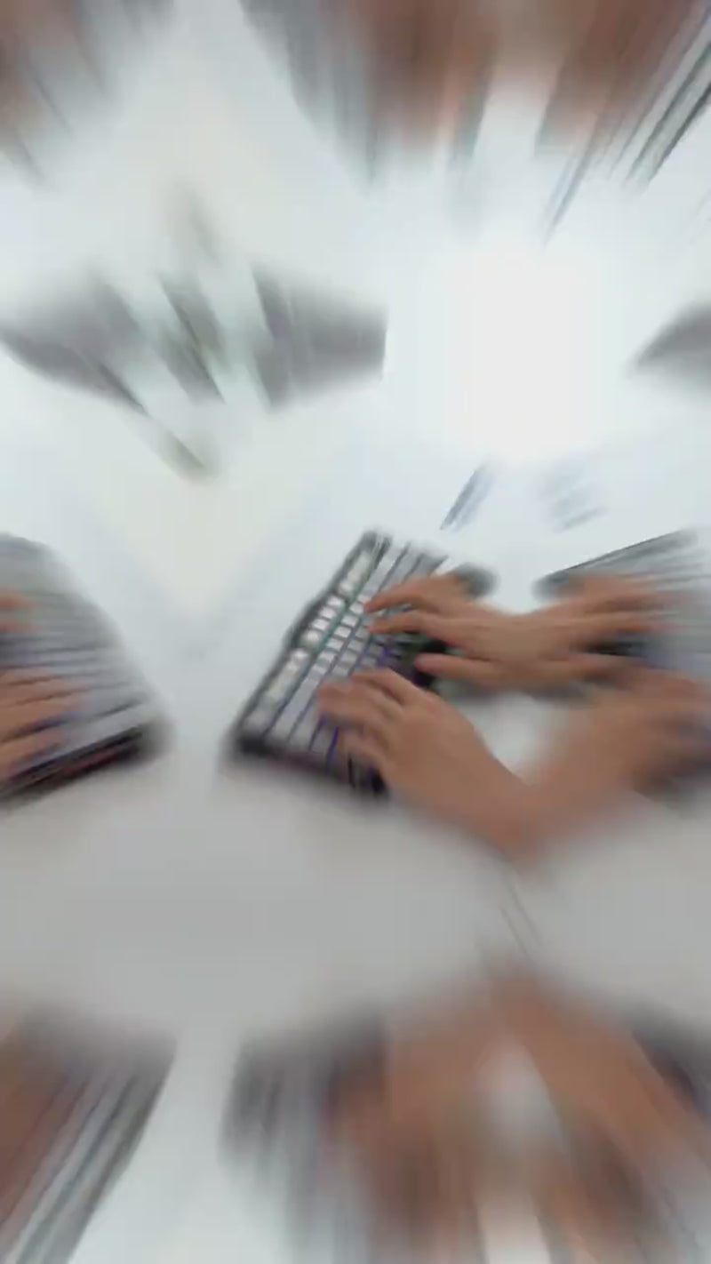 Load and play video in Gallery viewer, GravaStar K1 75% Wireless Mechanical Gaming Keyboard with RGB Backlit, Aluminum Alloy Exoskeleton Design, Gasket Custom Keyboard Hot-Swap Socket