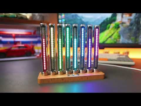 Load and play video in Gallery viewer, Music Spectrum Light VU Meter Analog Glow Tube Level Indicator Pickup Light