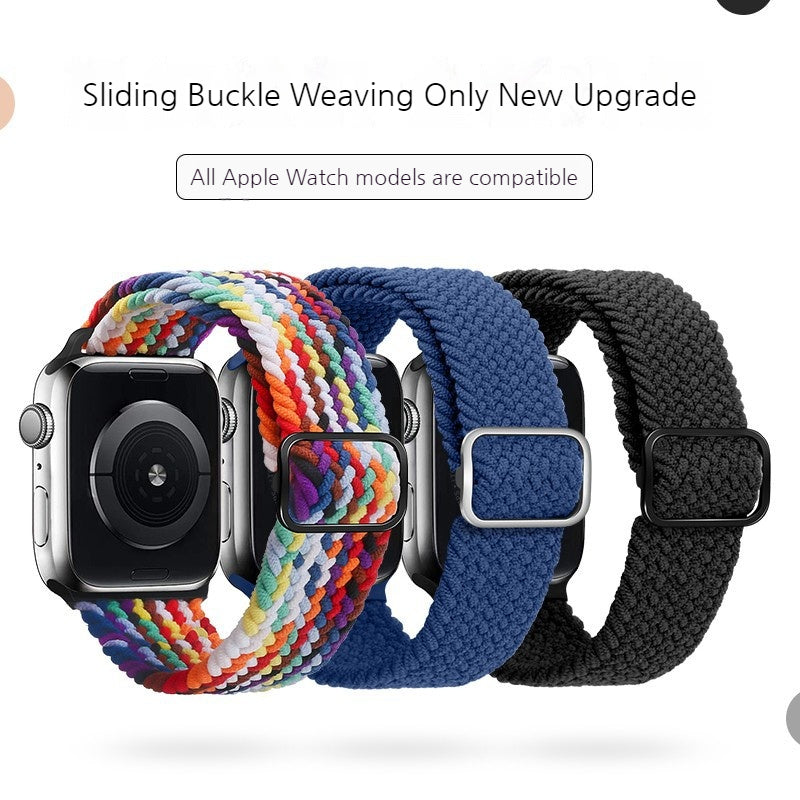 Load image into Gallery viewer, Apple Watch Series 1/2/3/4/5/SE/6/7/8 Nylon Magic Tape Adjustable Soft Breathable Sport Replacement Wristbands Strap - i-Station Mobile Phone & Electronic Device Repair and Accessories