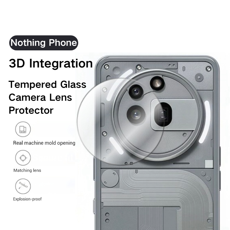 Nothing Phone (3a) Pro - 9H Transparent Back Rear Camera Lens Glass Protector - i-Station Mobile Phone & Electronic Device Repair and Accessories