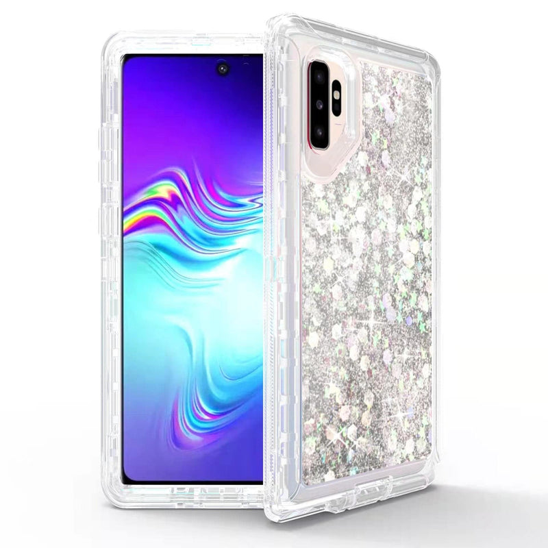 Load image into Gallery viewer, Samsung Galaxy Note 10/Note 10 Plus Glitter Clear Transparent Liquid Sand Watering Case - Polar Tech Australia